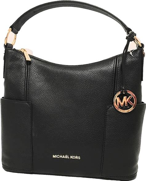 michael kors anita large black|Michael Kors Anita Large Convertible Shoulder Bag Black .